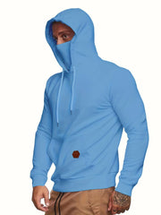 Men's Hoodie with Face Cover