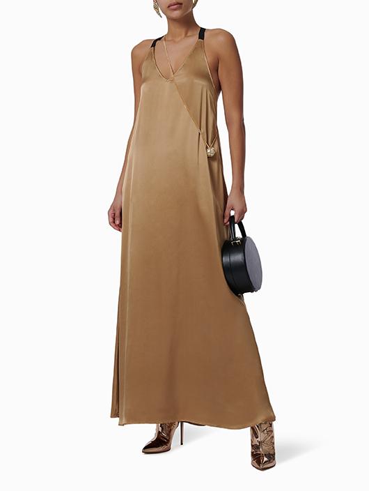 Gold Sakura Maxi Dress