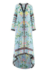 Ch Floral Long Dress