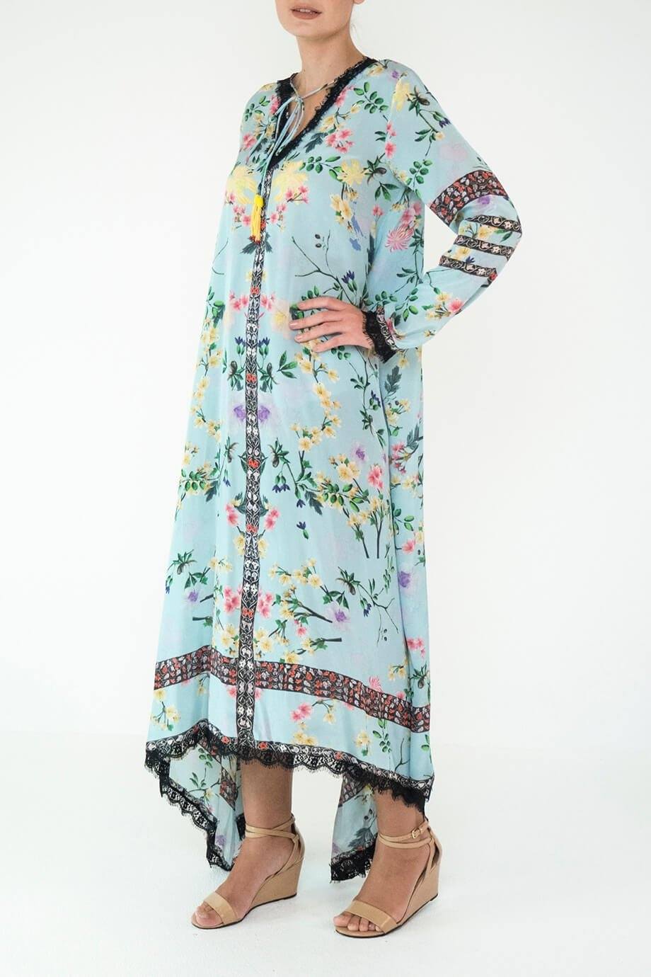 Ch Floral Long Dress