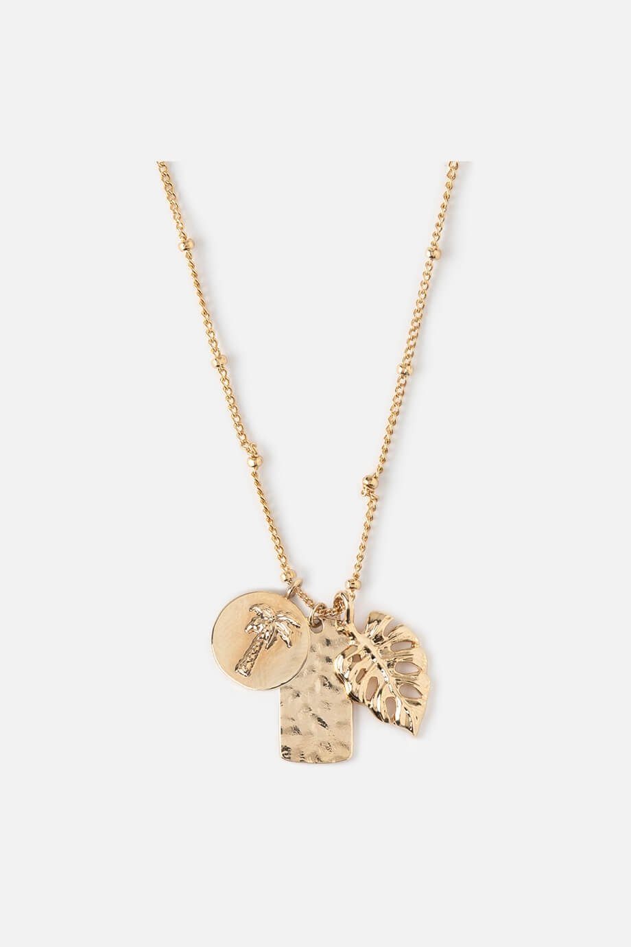 Tropical Palms Necklace