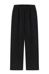 Straight Fit Pants in Black