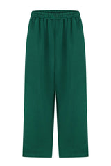 Straight Fit Pants in Shadow Green